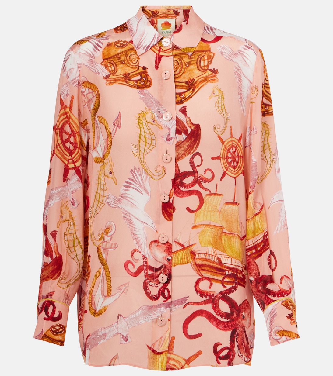 Camisa Nautical Wonder estampada | Farm Rio