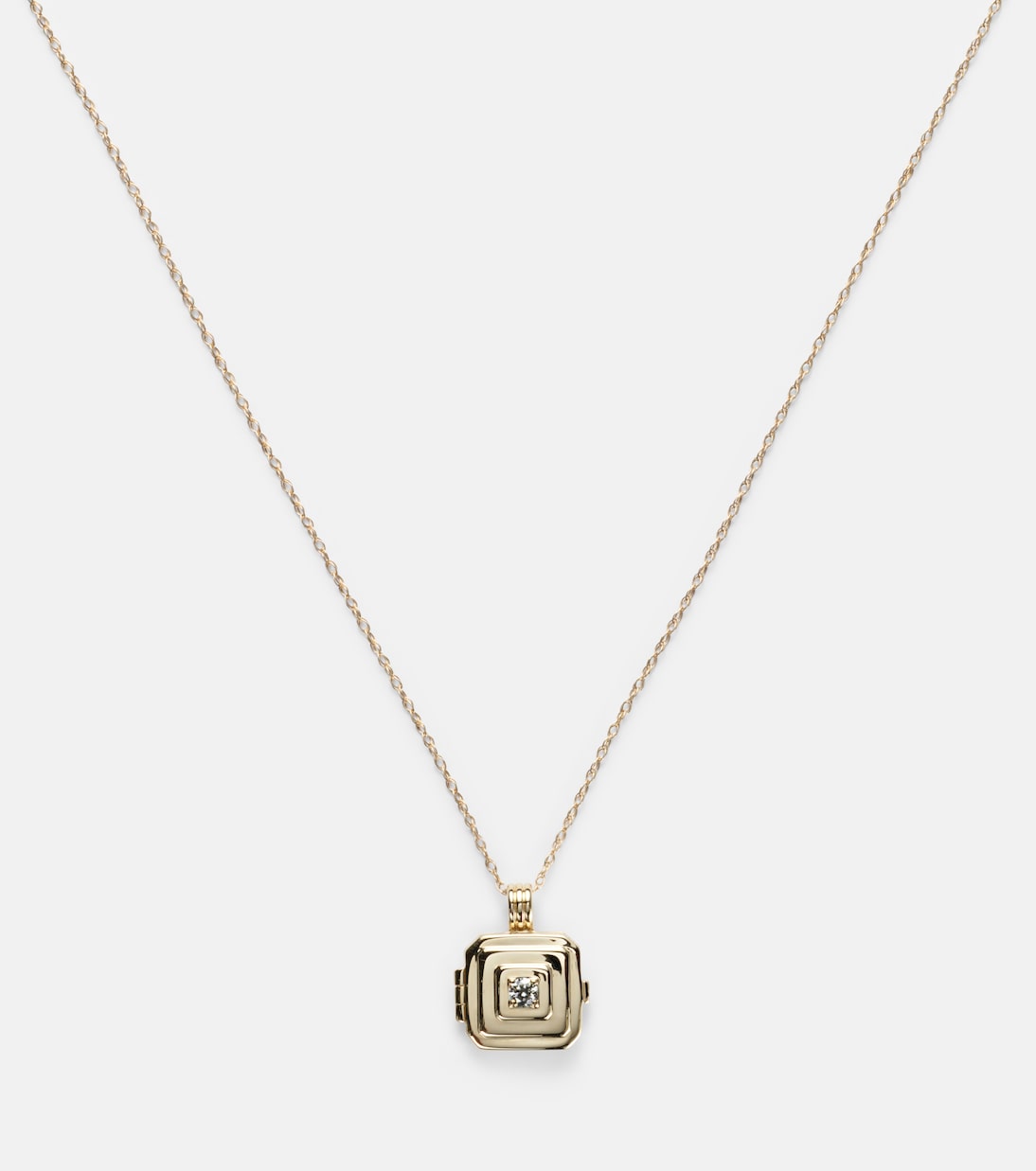 Collier en or 10 ct et diamant | Stone and Strand