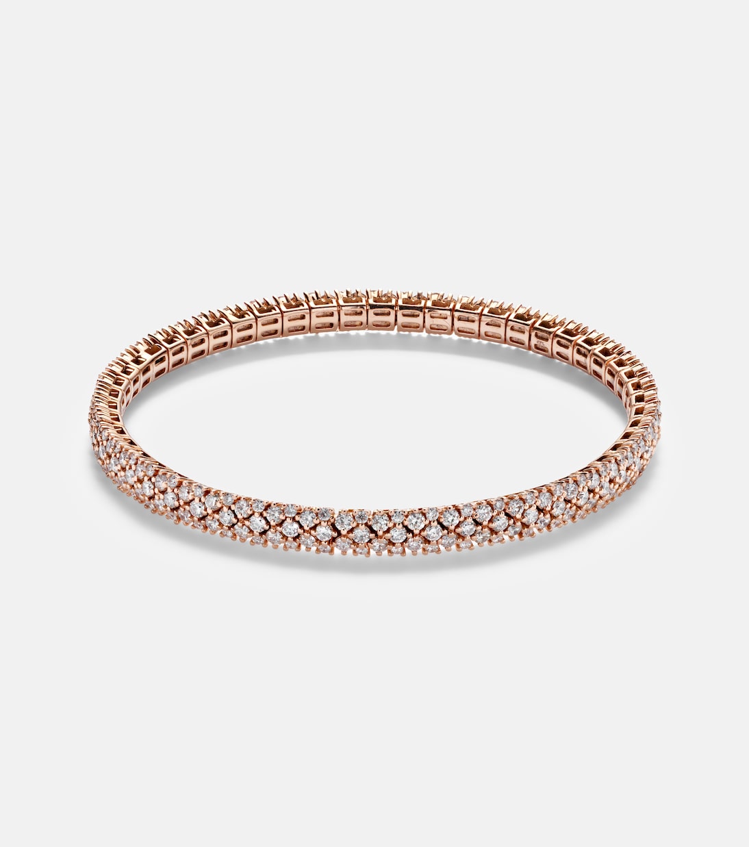 Bracelet en or rose 18 ct et diamants | Shay Jewelry