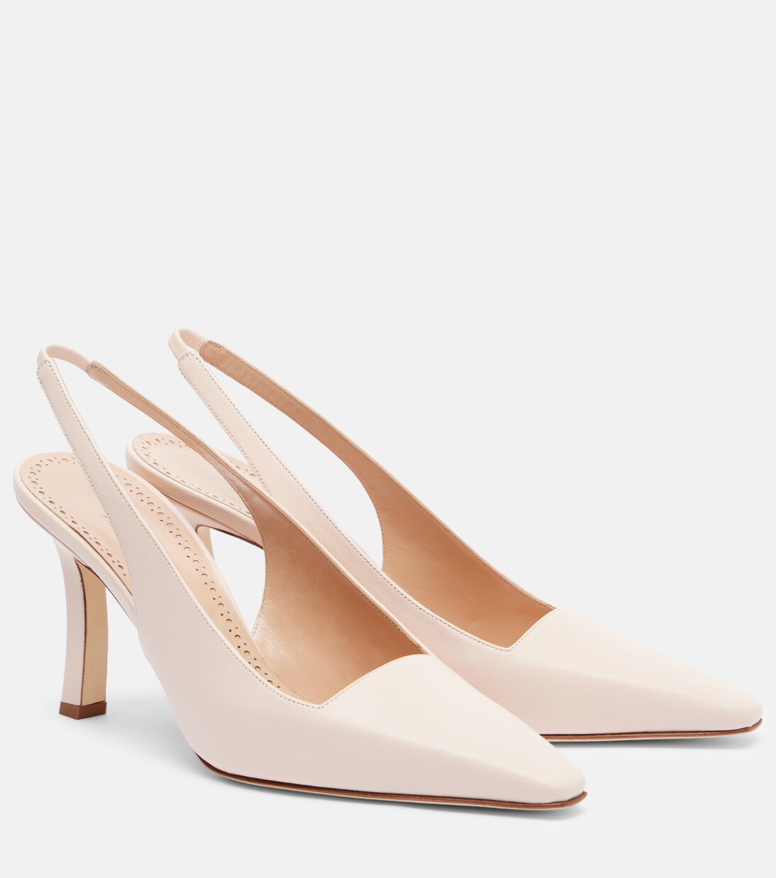 Moiramu leather slingback pumps | Manolo Blahnik