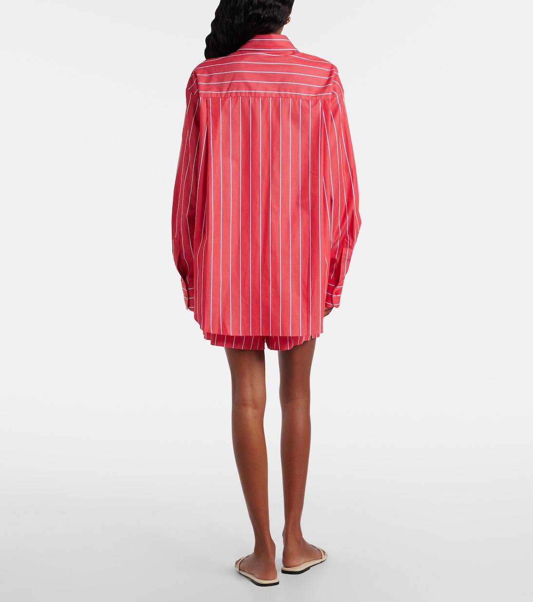Lui striped cotton poplin shirt | The Frankie Shop