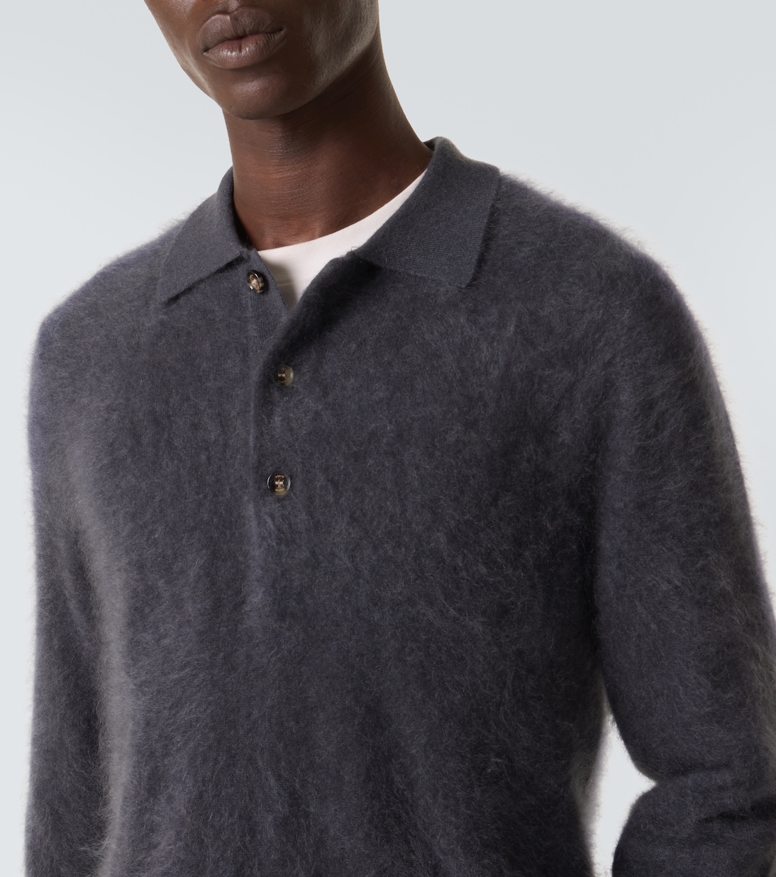 Mr Oliver cashmere polo sweater | Arch4