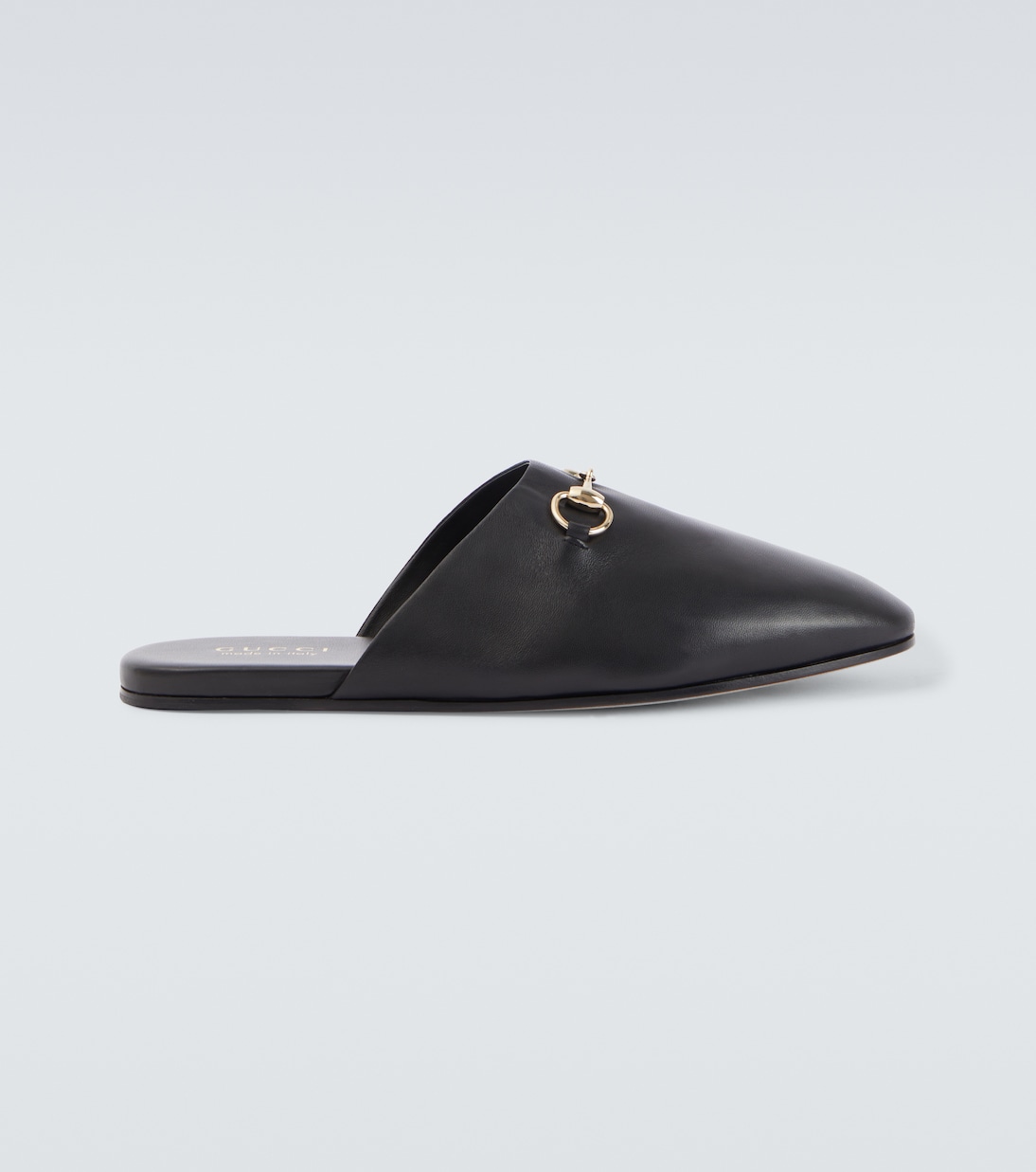 Horsebit leather mules | Gucci