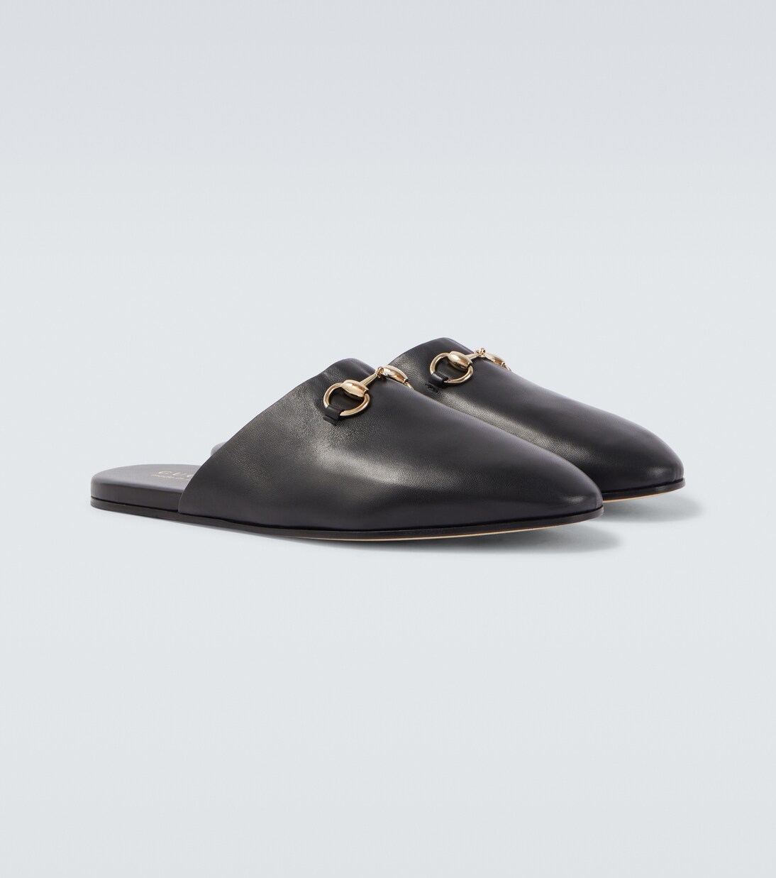 Horsebit leather mules | Gucci