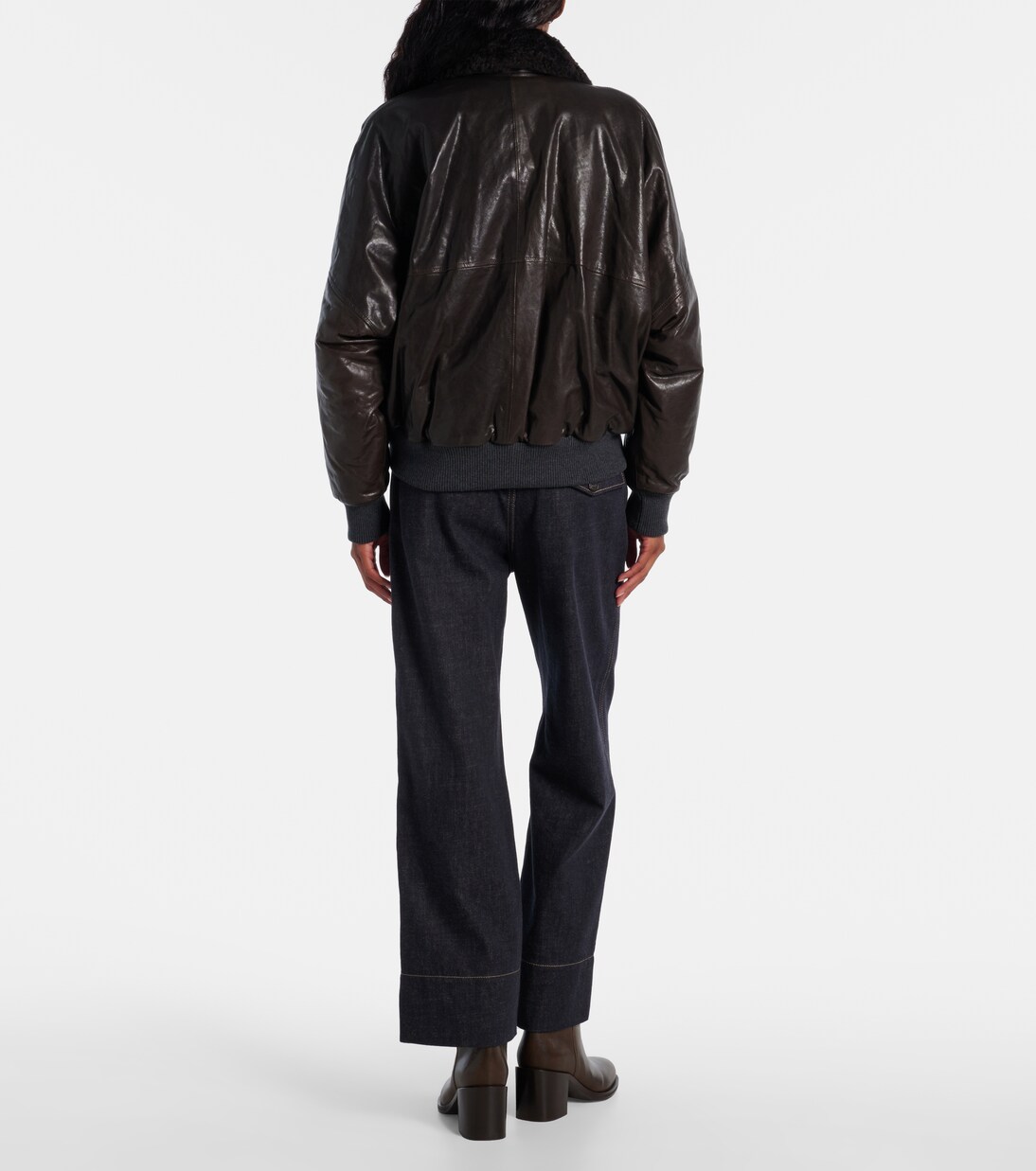 Leather blouson | Brunello Cucinelli