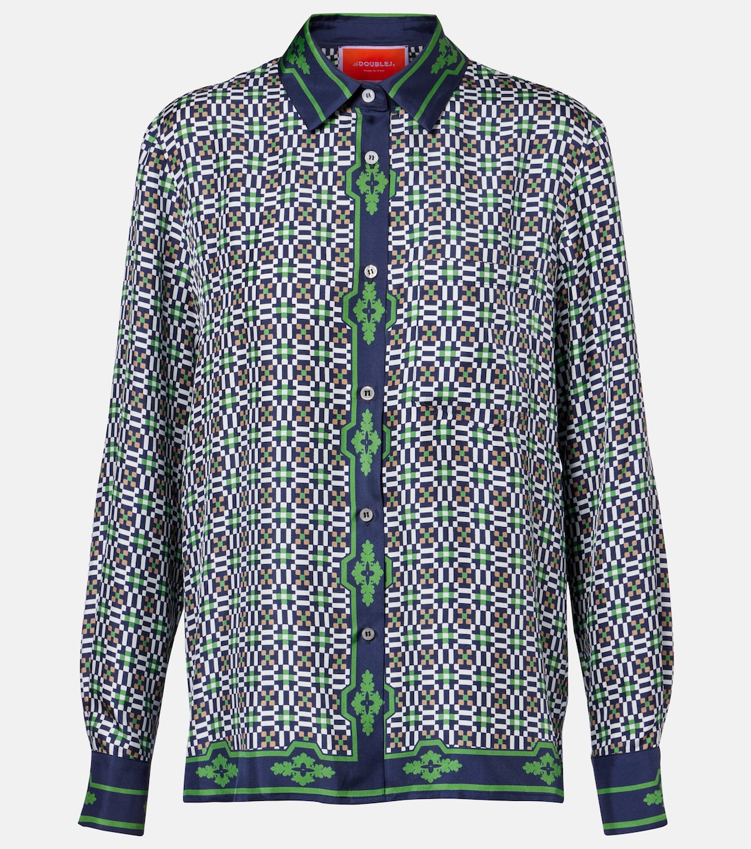 Hemd Boy aus Seiden-Twill | La DoubleJ