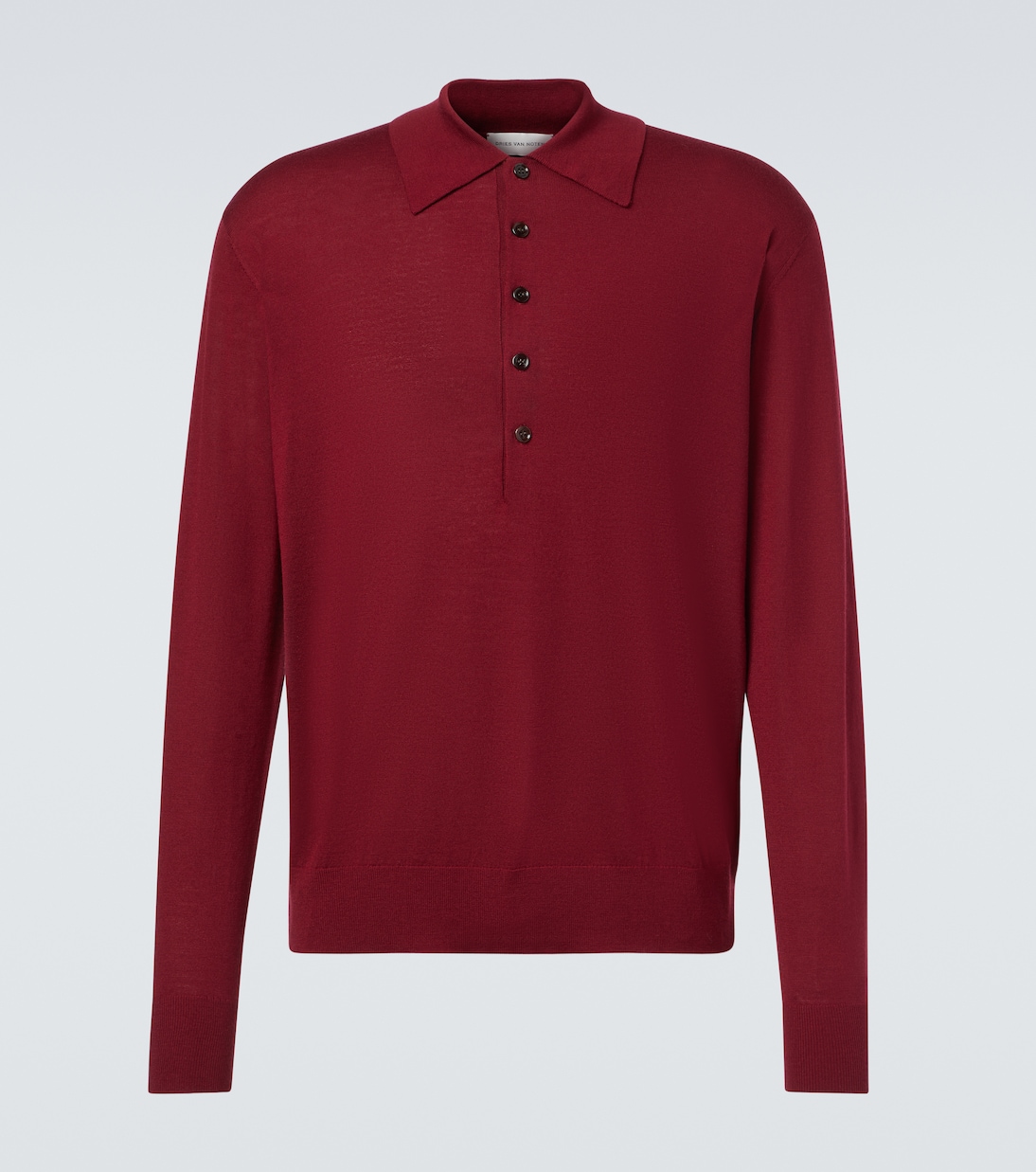 Wool polo sweater | Dries Van Noten
