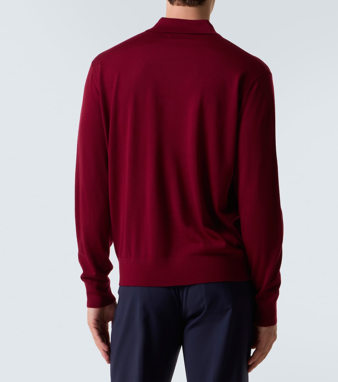 Wool polo sweater | Dries Van Noten