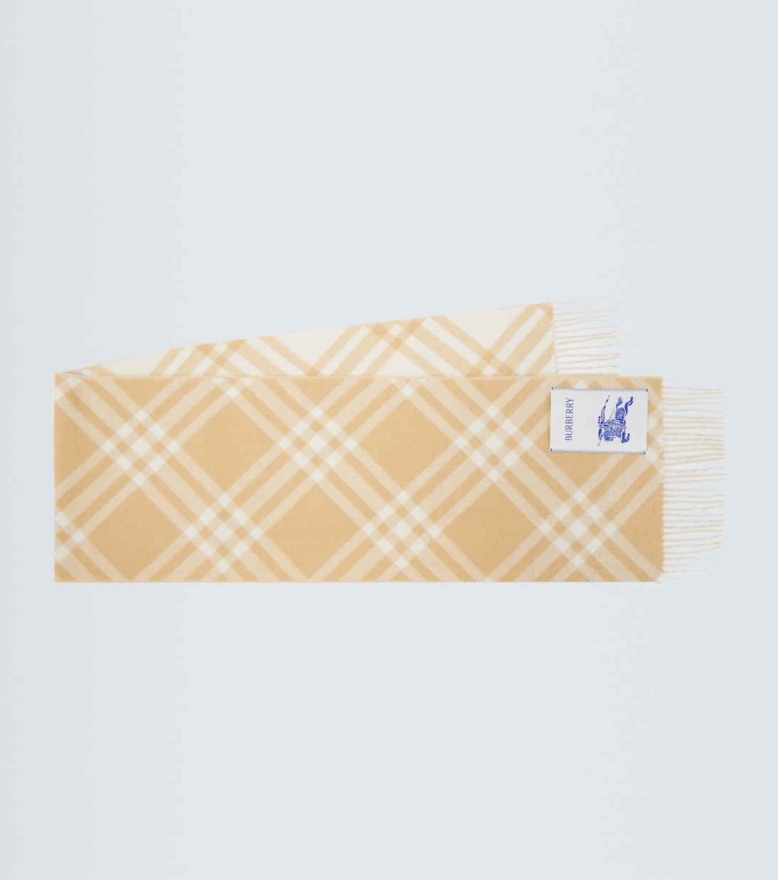 Logo checked cashmere scarf | Burberry