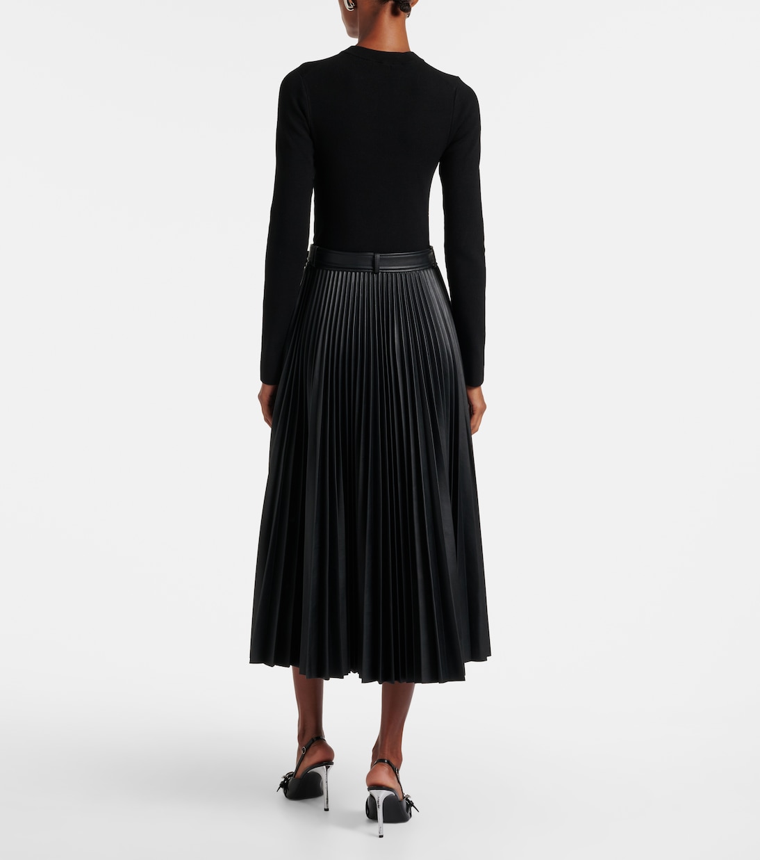 Abilene knitted pleated midi dress | Simkhai