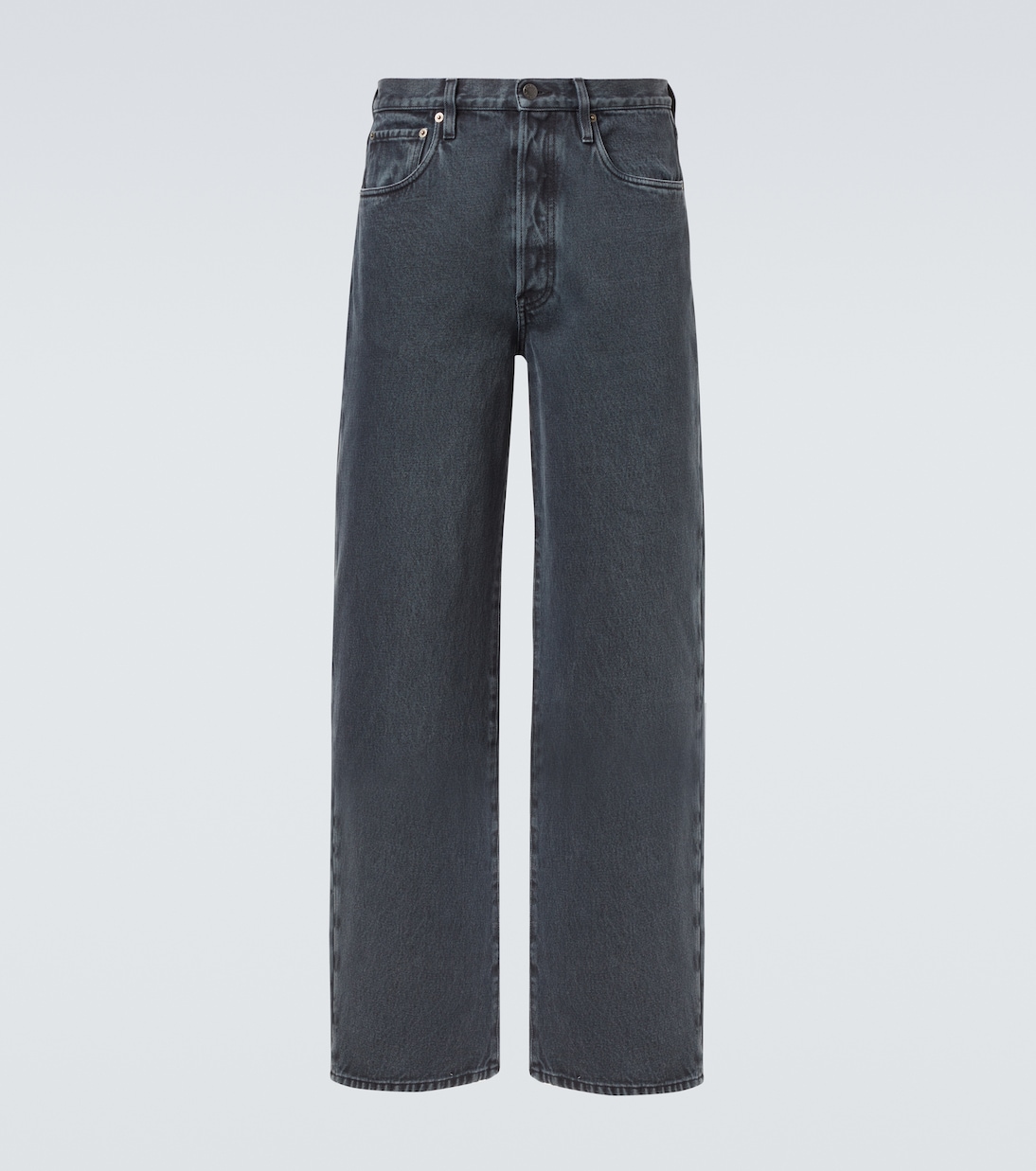 High-rise wide-leg jeans | Prada