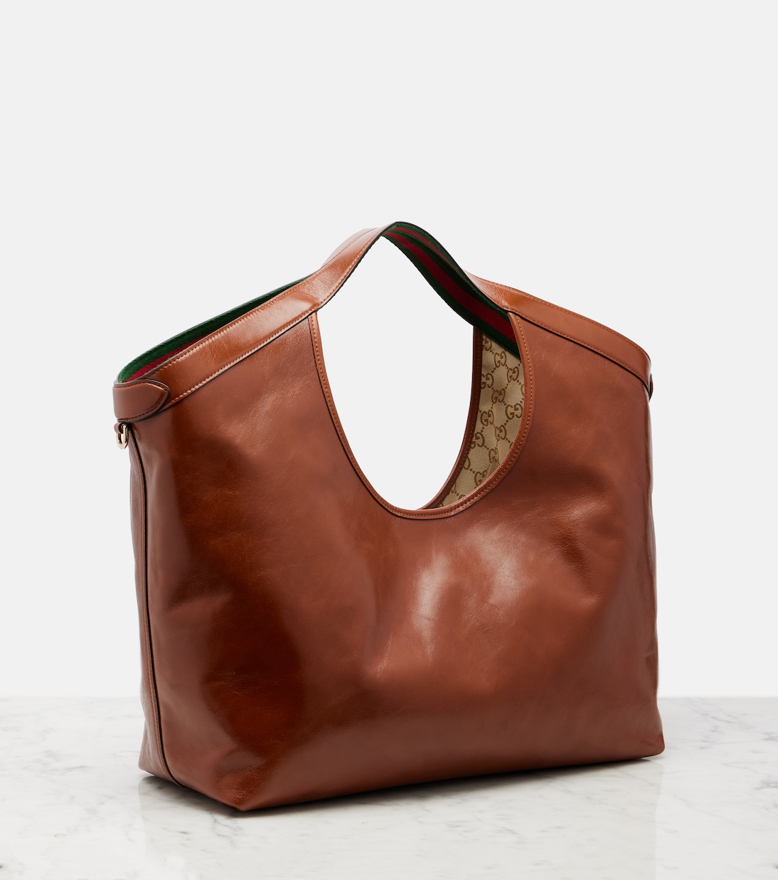 Gucci Giglio Large leather tote bag | Gucci