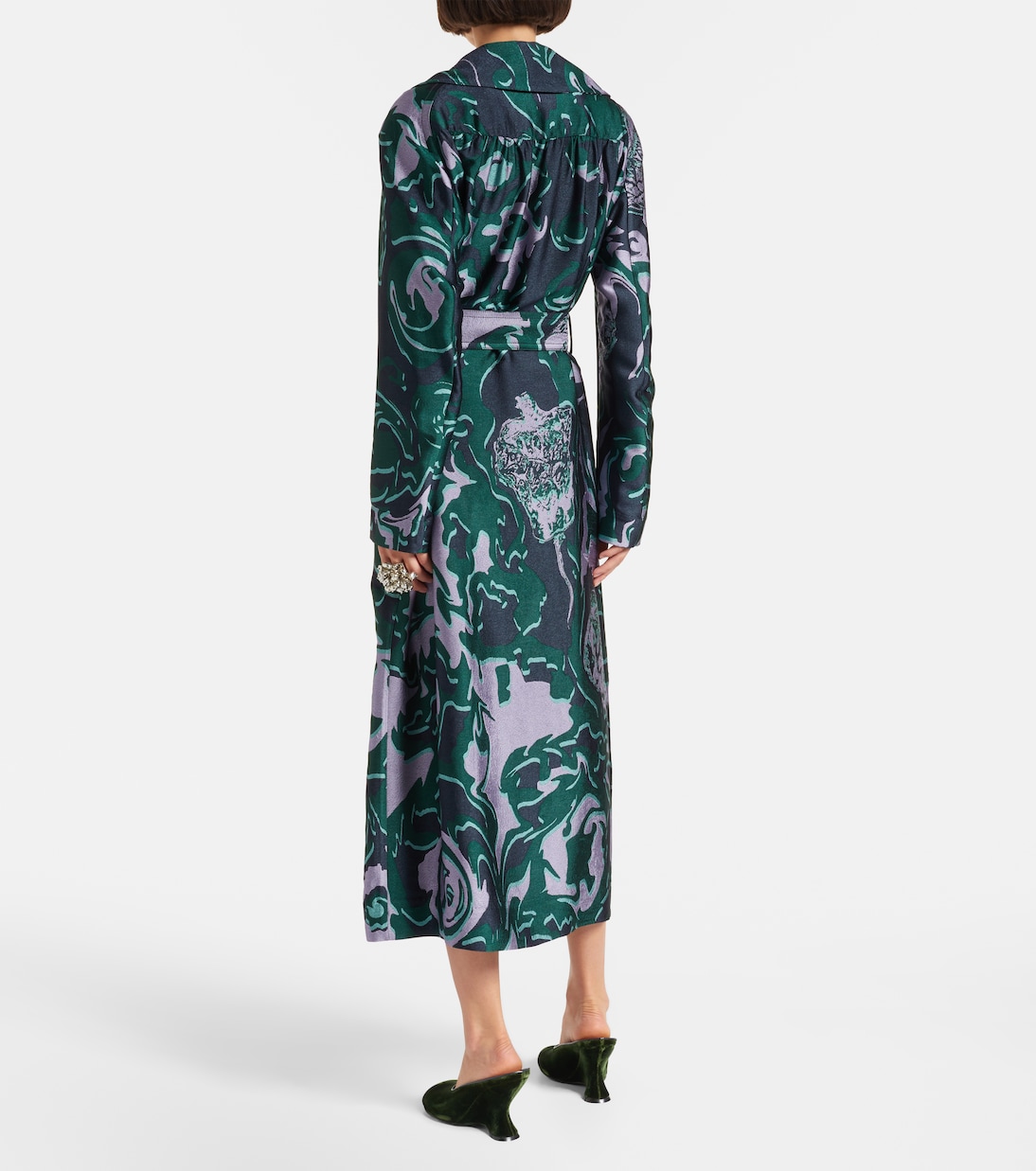 Printed trench coat | Dries Van Noten