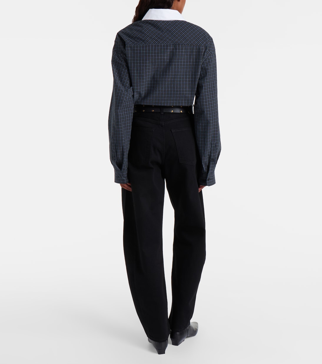 Luna Pieced mid-rise barrel-leg jeans | Agolde