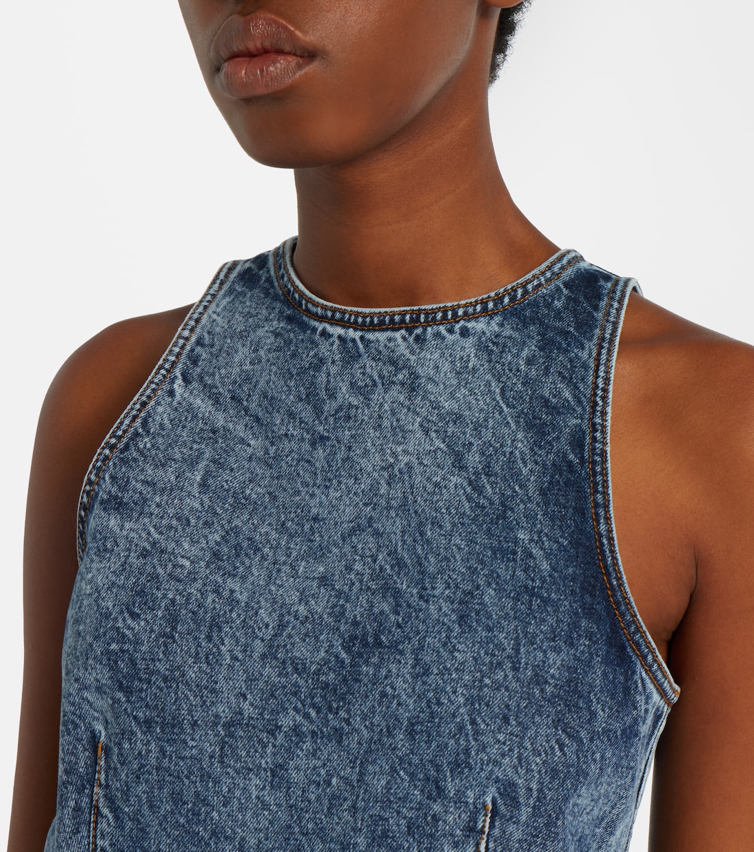 Top aus Denim | Alaïa