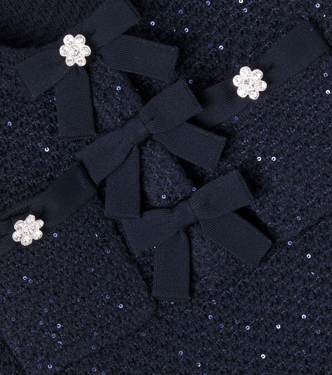 Bow-detail sequined dress | Self-Portrait Kids