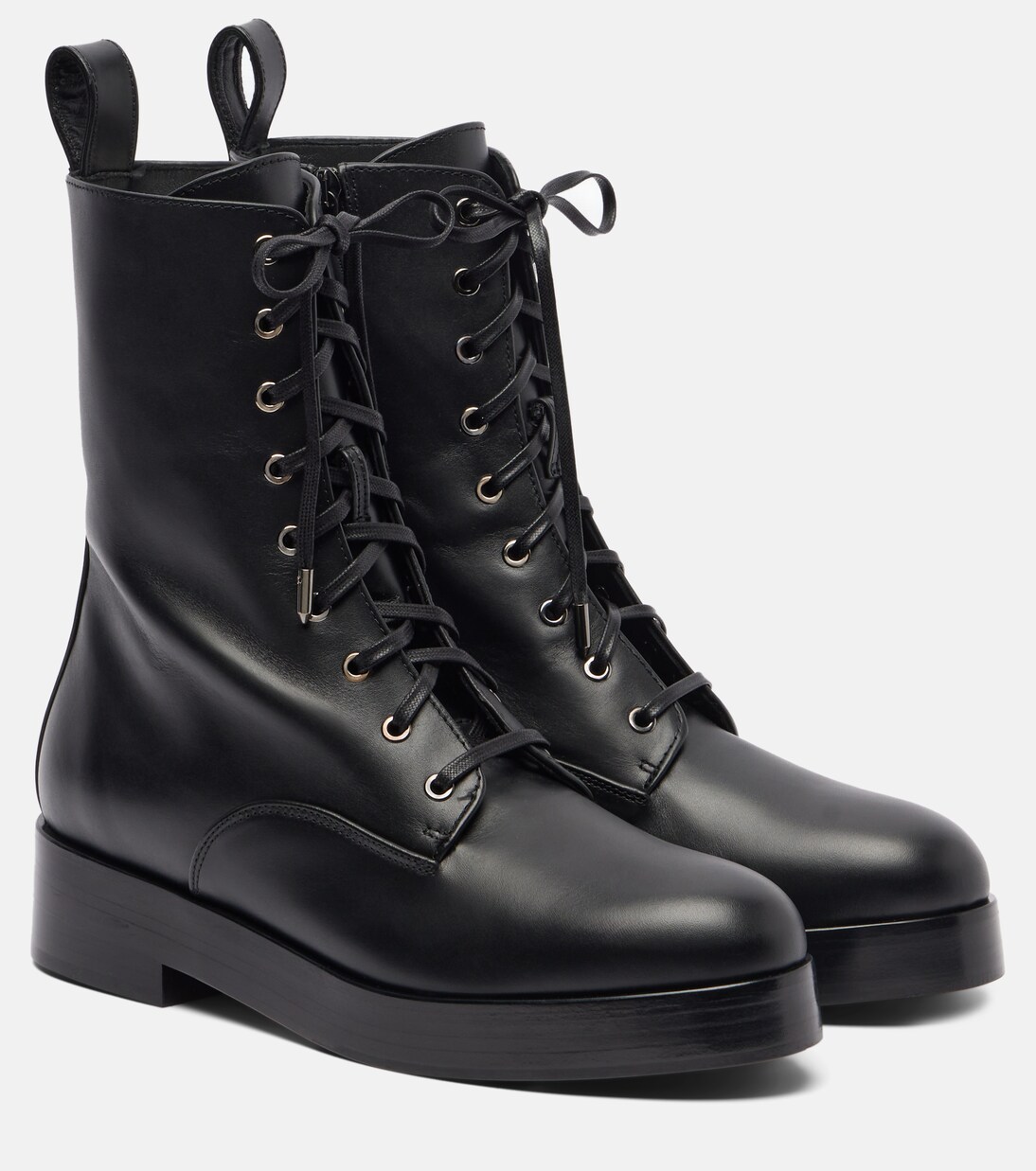 Ben 20 leather combat boots | Aquazzura