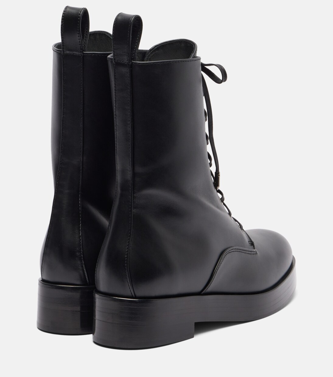 Ben 20 leather combat boots | Aquazzura
