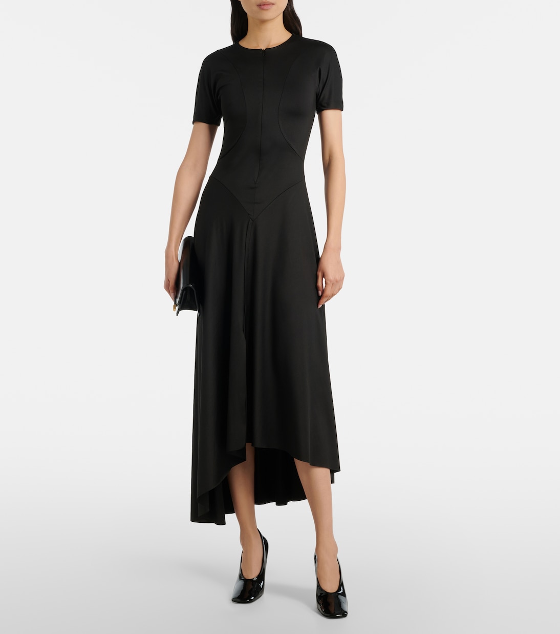 Asymmetric midi dress | Victoria Beckham