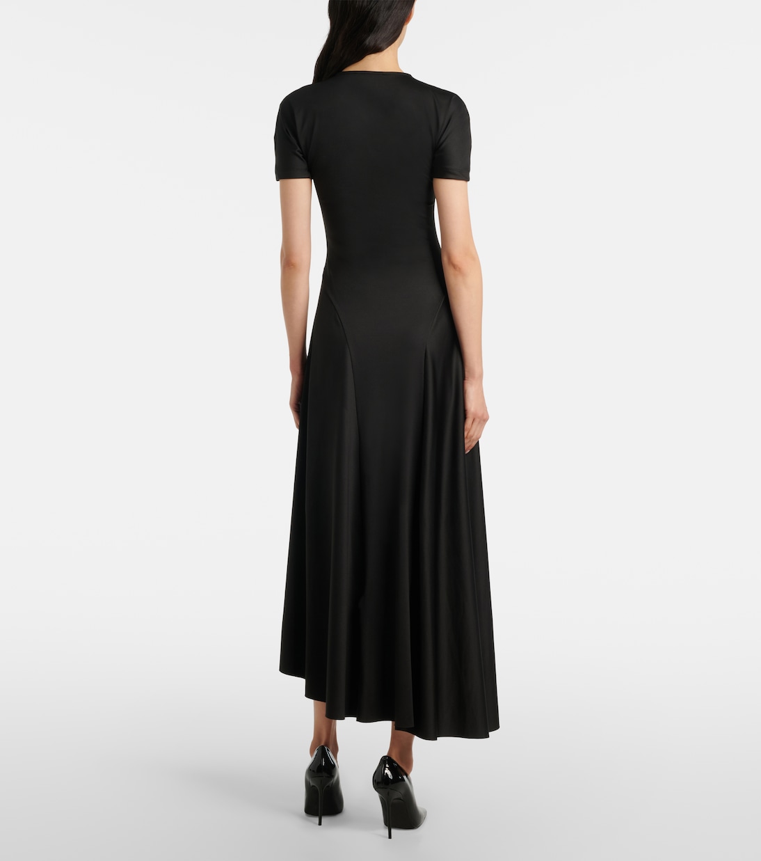 Asymmetric midi dress | Victoria Beckham