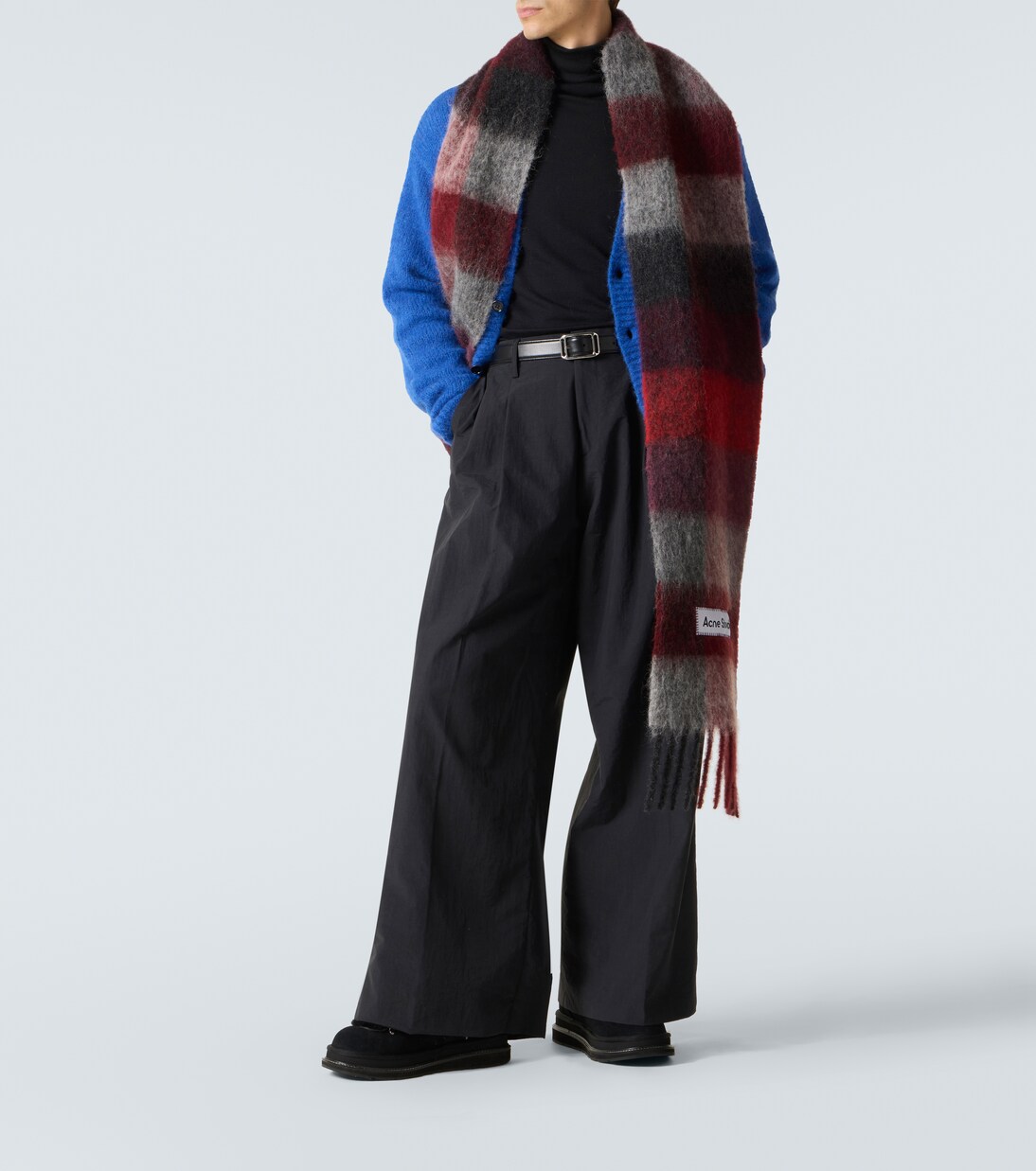 x UGG suede and shearling hiking boots | Sacai