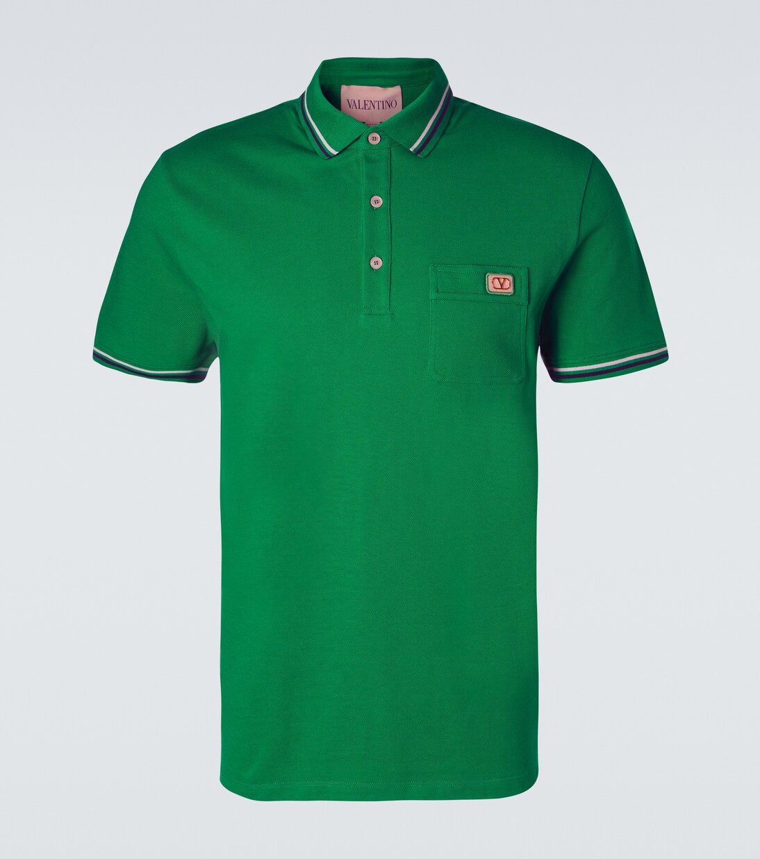 Cotton piqué polo shirt | Valentino
