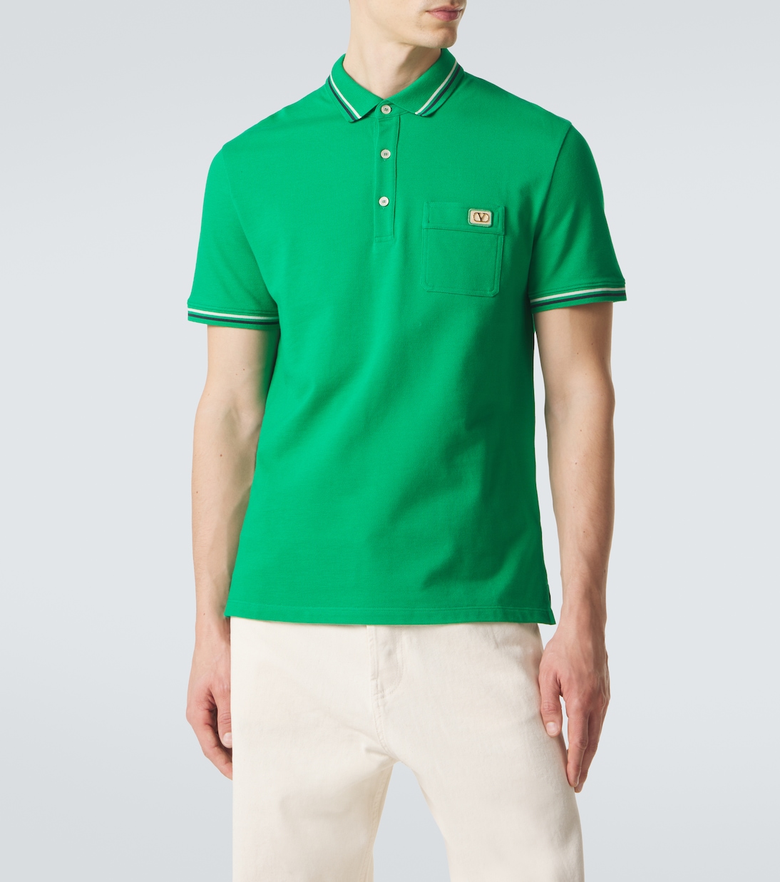 Cotton piqué polo shirt | Valentino