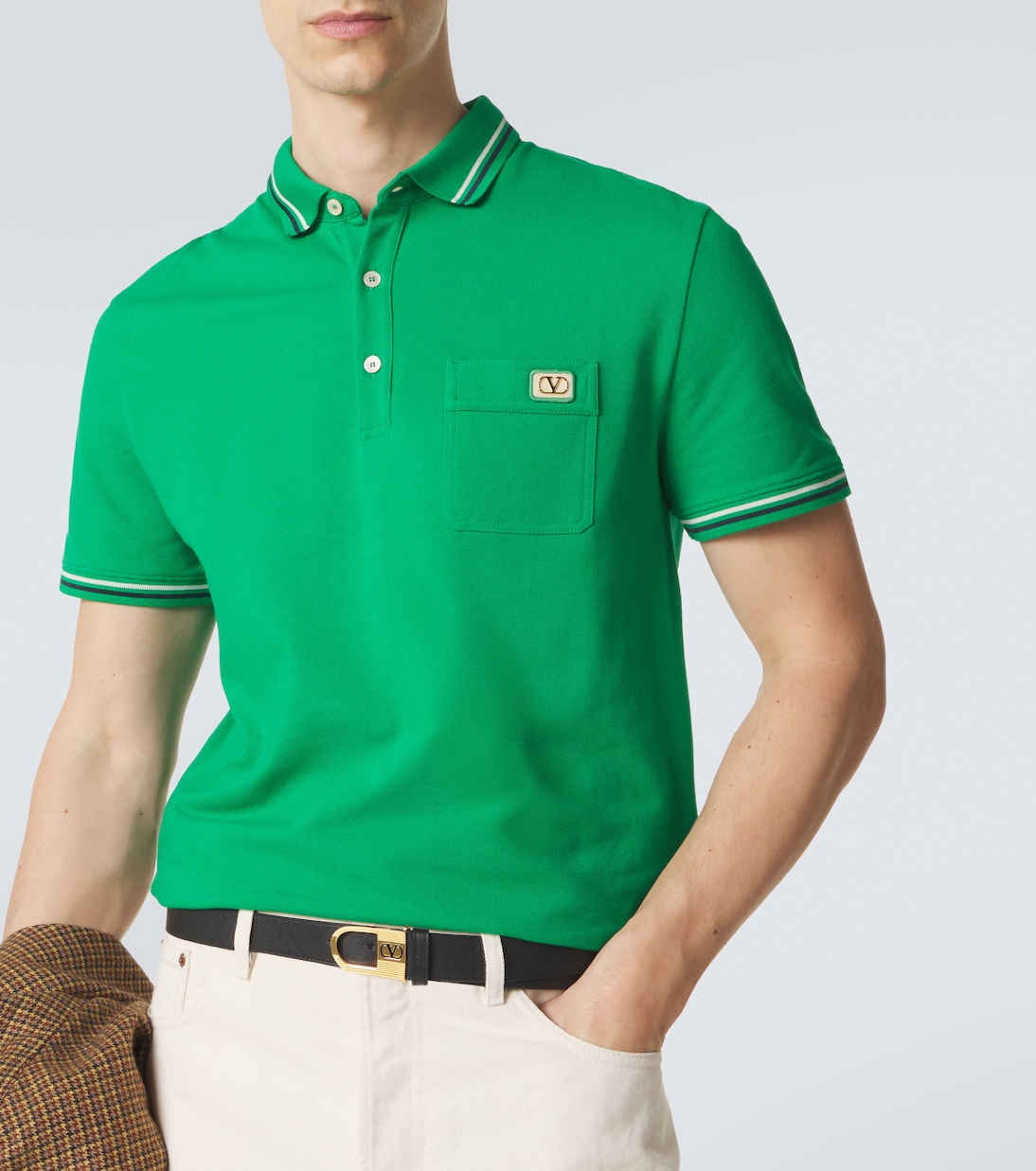 Cotton piqué polo shirt | Valentino
