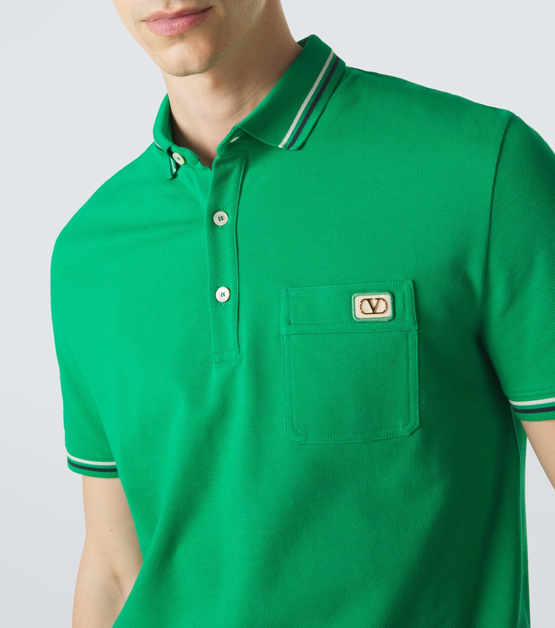 Cotton piqué polo shirt | Valentino