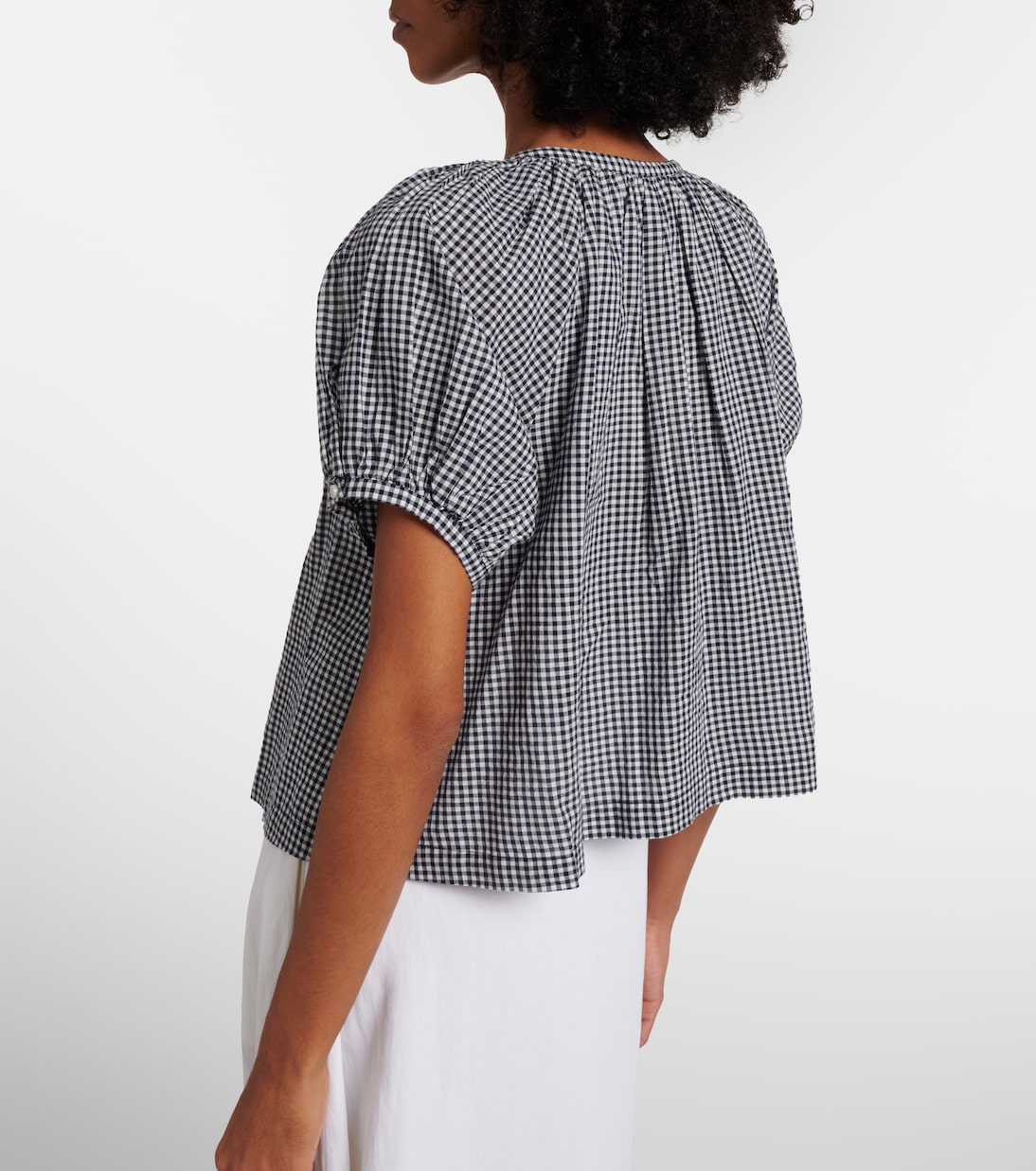 June gingham cotton shirt | Dôen
