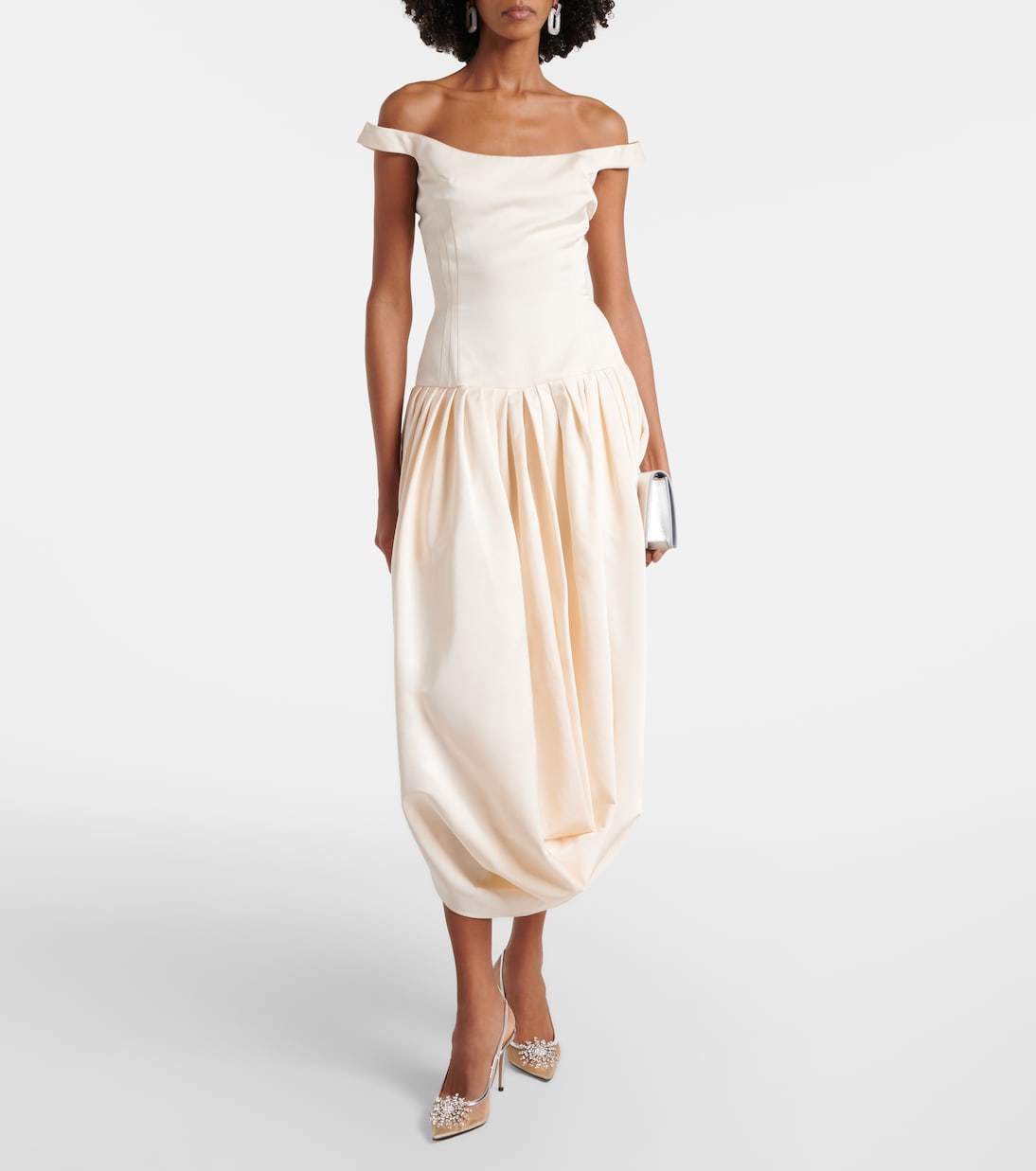 Crystal Firework 85 leather-trimmed slingback pumps | Aquazzura