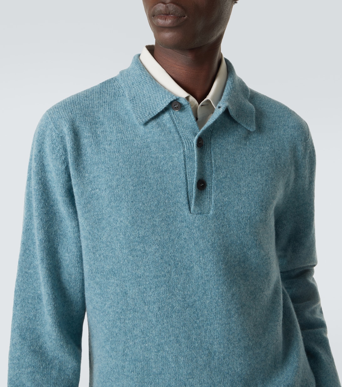 Wool polo shirt | Sunspel