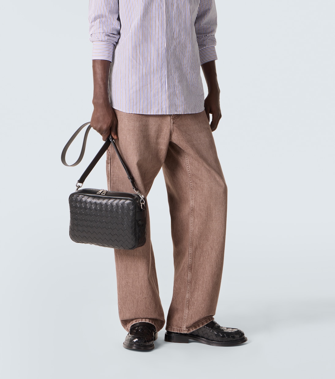 Sac à bandoulière en cuir Intrecciato | Bottega Veneta