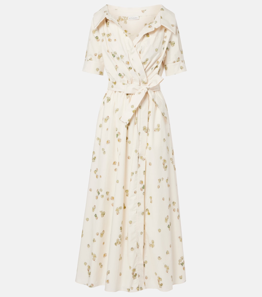 Robe portefeuille Lydia en coton mélangé | Altuzarra