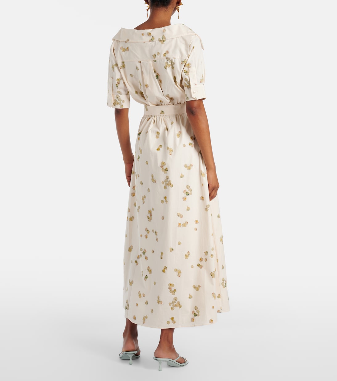 Robe portefeuille Lydia en coton mélangé | Altuzarra