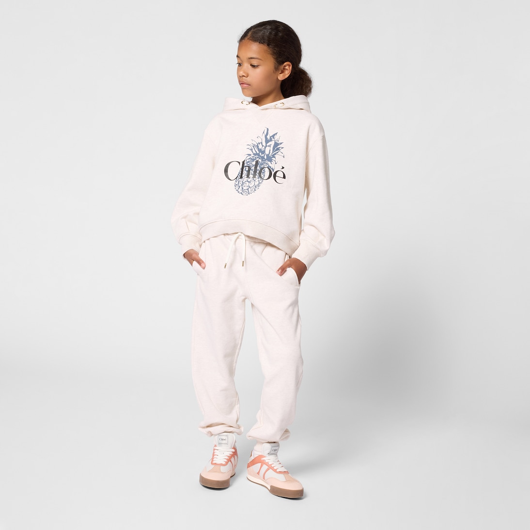 Hoodie aus Baumwoll-Jersey | Chloé Kids