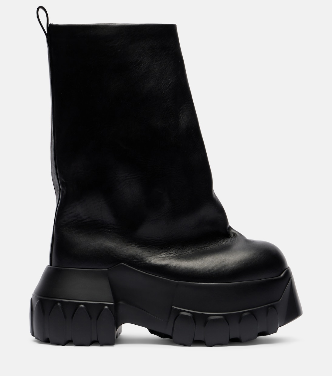 Stiefel Mega Tractor aus Leder | Rick Owens