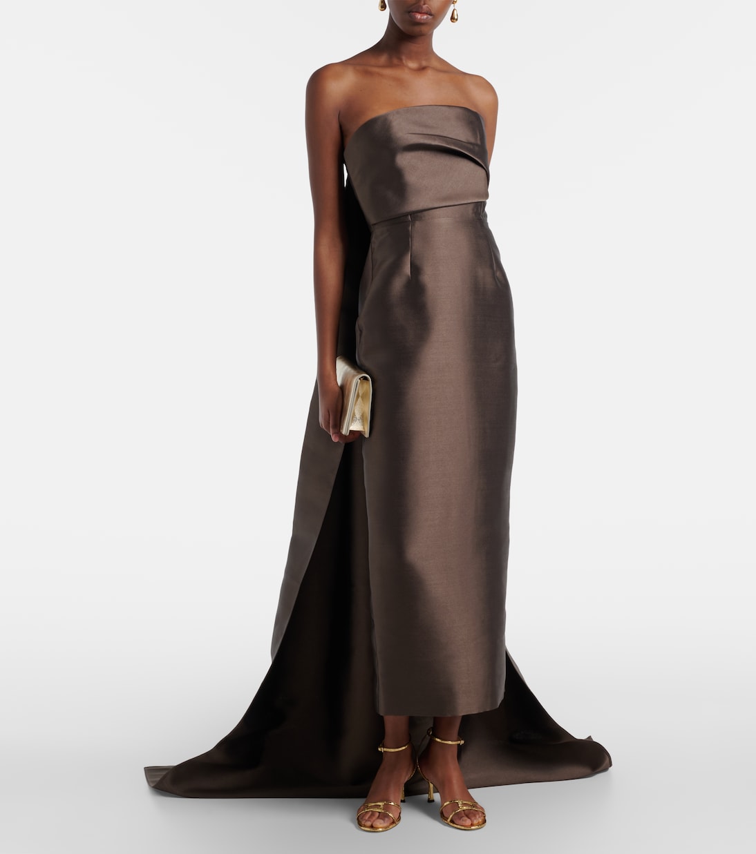 Cocktailkleid Kiki aus Satin | Solace London