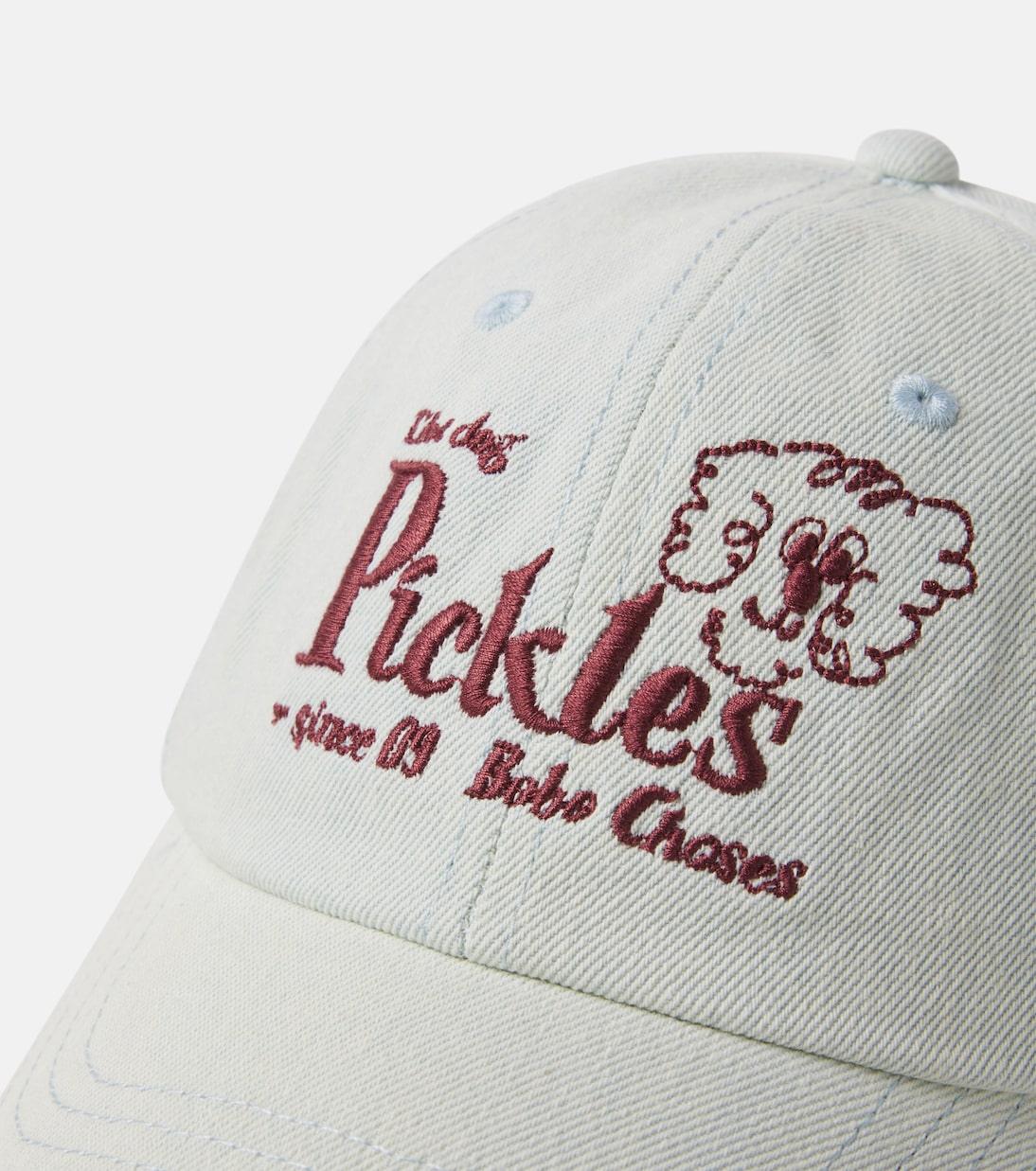 Pickles The Dog denim baseball cap | Bobo Choses