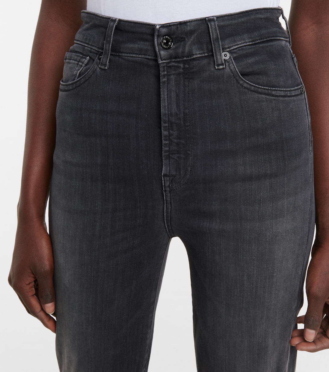 Aubrey Slim Illusion Luxe high-rise skinny jeans | 7 For All Mankind