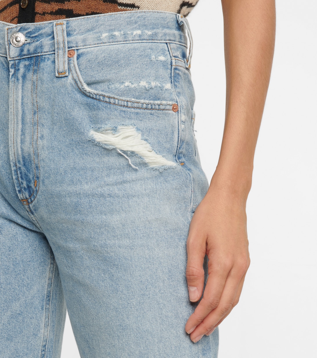 High-Rise Distressed Jeans Daphne | Citizens of Humanity