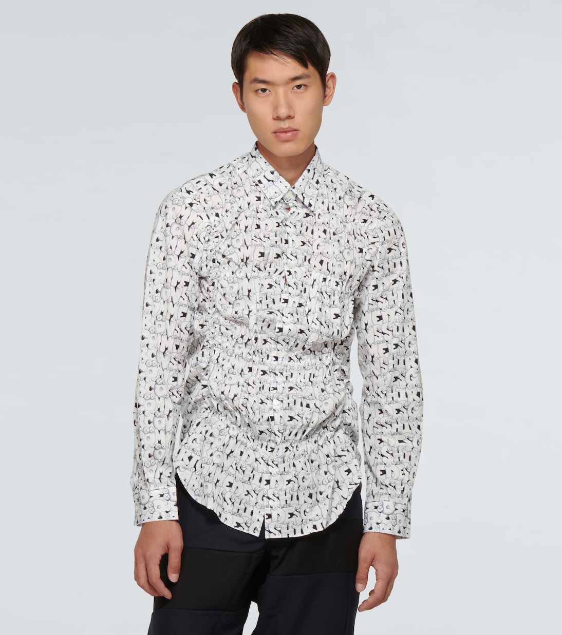 Camicia Kaws a maniche lunghe stampata | Comme des Garçons Shirt