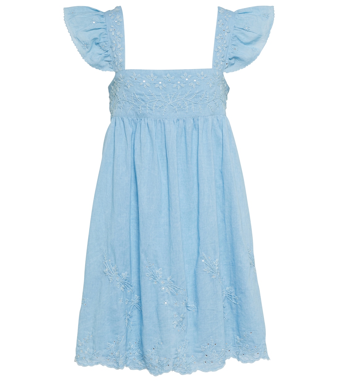 Vestido corto Baby Doll de algodón | Juliet Dunn