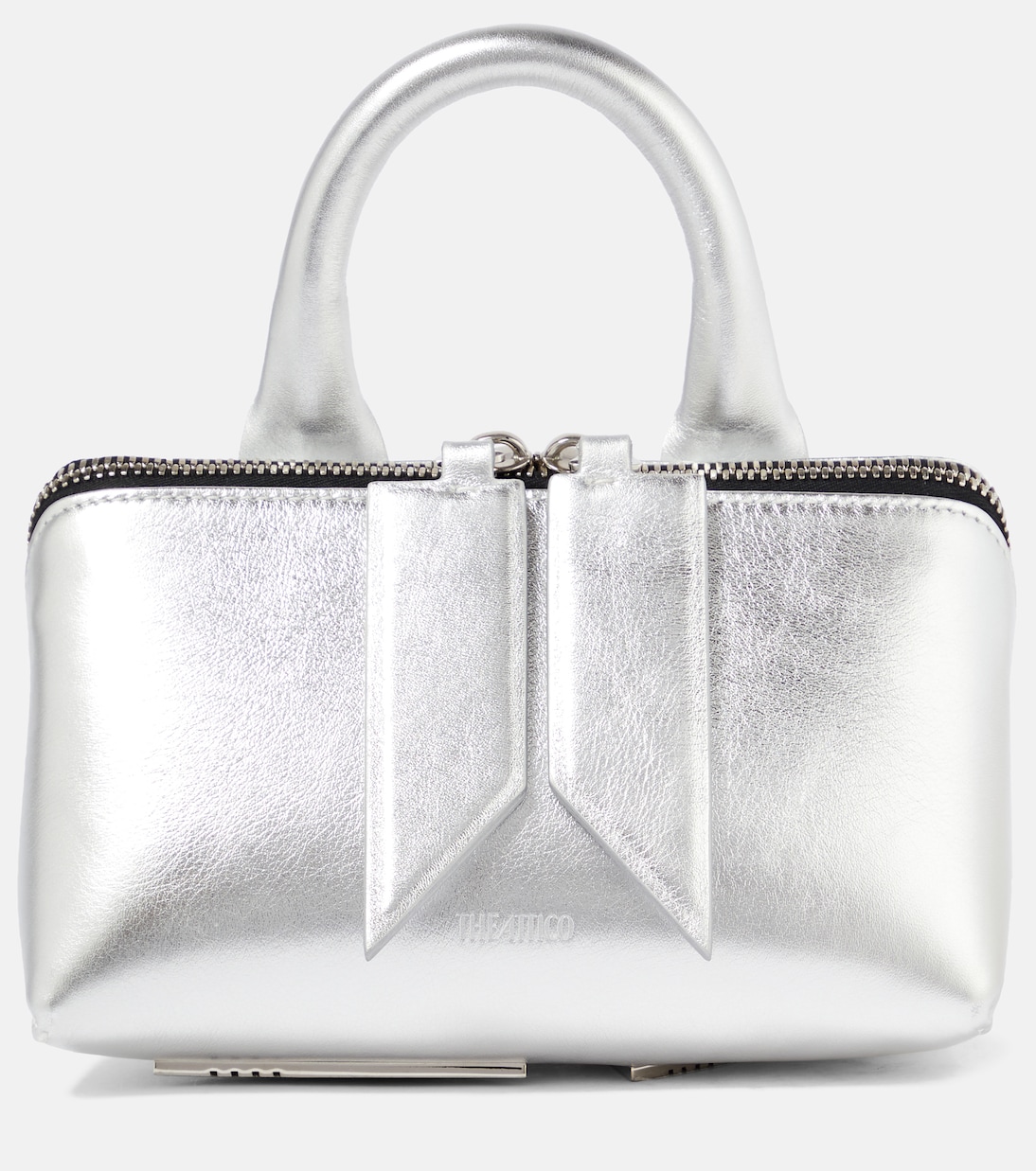 Borsa Friday Small in pelle metallizzata | The Attico
