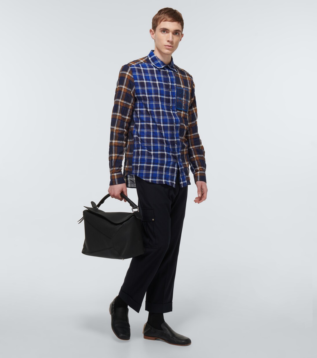 Patchwork checked shirt | Loewe