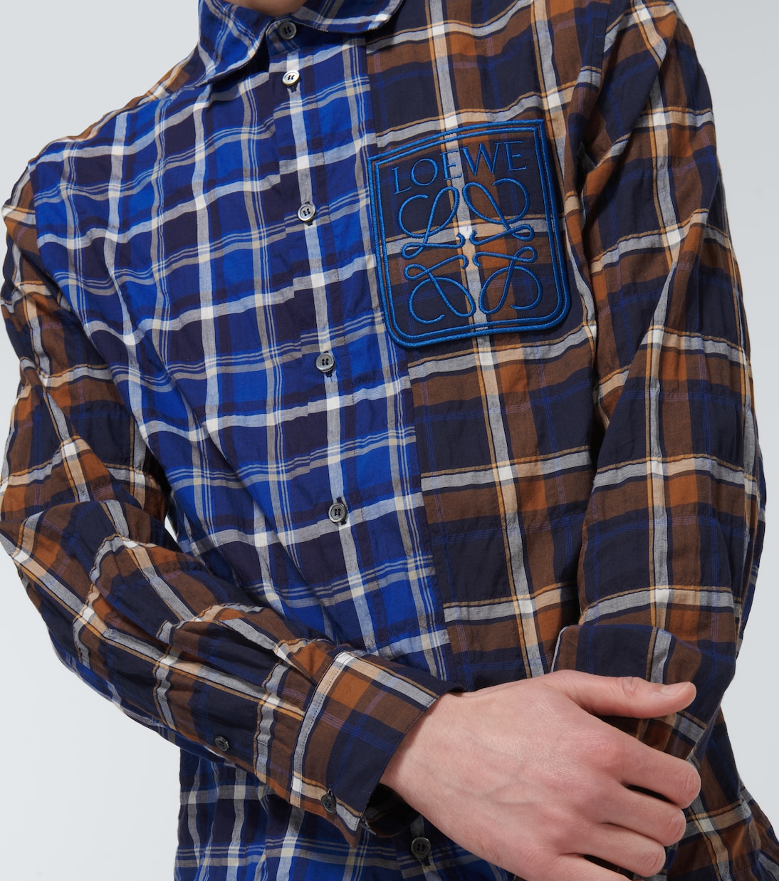 Patchwork checked shirt | Loewe