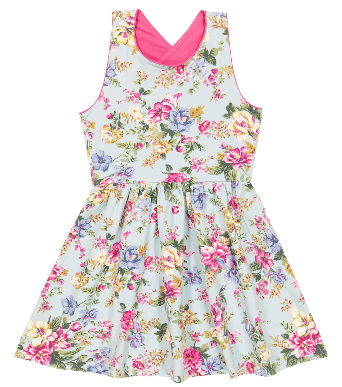 Vestido en mezcla de alogdón floreal | Polo Ralph Lauren Kids