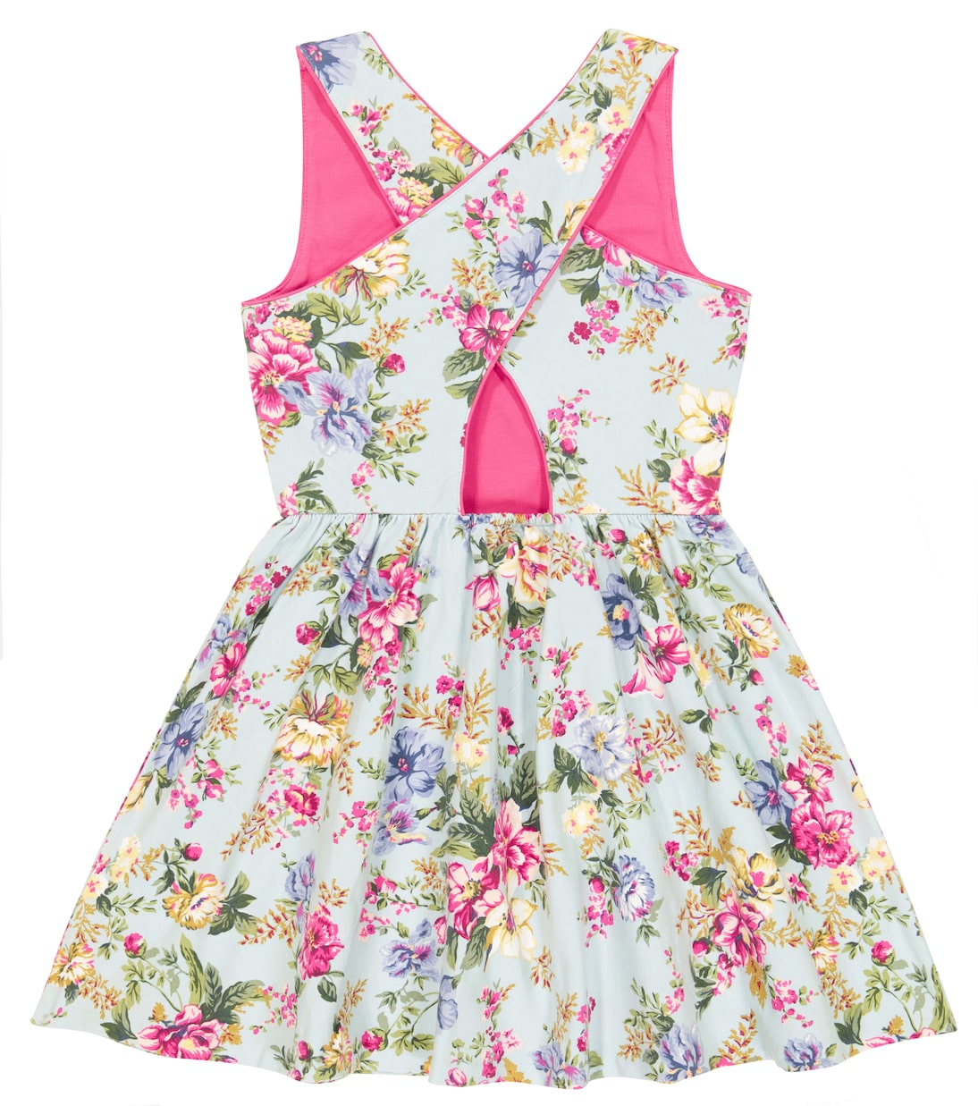 Vestido en mezcla de alogdón floreal | Polo Ralph Lauren Kids