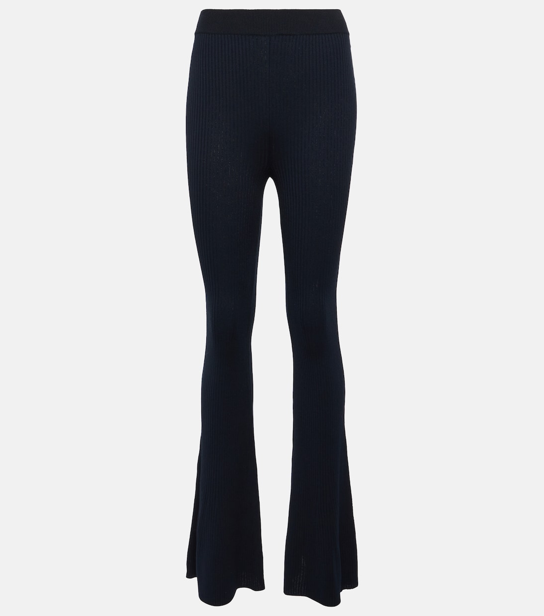 Pantaloni flared in maglia a coste | Stella McCartney