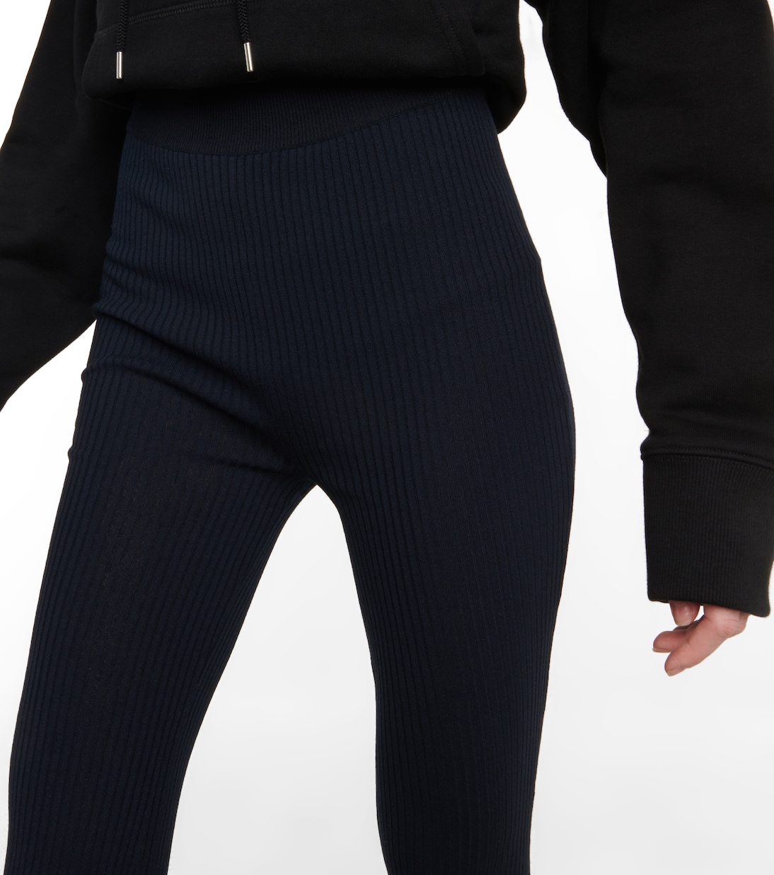 Pantaloni flared in maglia a coste | Stella McCartney